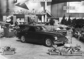 Ferrari 166 Inter Touring (1950) - ausgestellt am Turiner Autosalon im jahr 1950