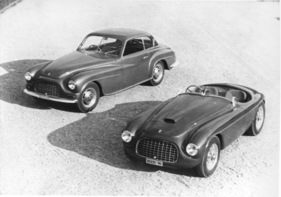 Ferrari 166 MM (1948) - als 'Barchetta' und als Coupé von Touring Superleggera