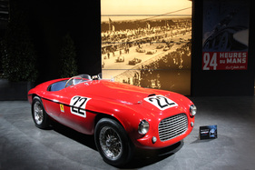 Ferrari 166 MM (1949) - Chassis 014 siegte bei den 24 Stunden von Le Mans 1949 in der Kategorie bis 2 Liter Hubraum - in der Sonderschau Le Mans am Genfer Automobilsalon 2014