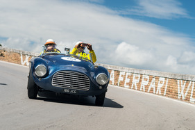 Ferrari 166 MM (1950) an der Mille Miglia 2013