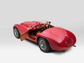 Ferrari 166 MM Barchetta (1950) – angeboten als Lot Nr. 135 bei der Bonhams-Versteigerung in Paris am 6. Februar 2025