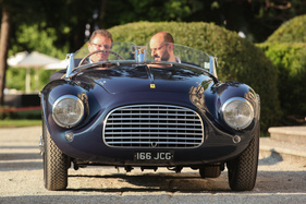 Ferrari 166 MM Barchetta Touring (1950) - am Concorso d'Eleganza Villa d'Este 2015 in der Klasse E "Gentlemen's Racers"