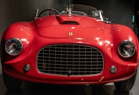 Ferrari 166 MM Barchetta Touring (1953) - in der Ausstellung "PS:. Ich liebe Dich. Sportwagen-Design der 1950er - 1970er Jahre"