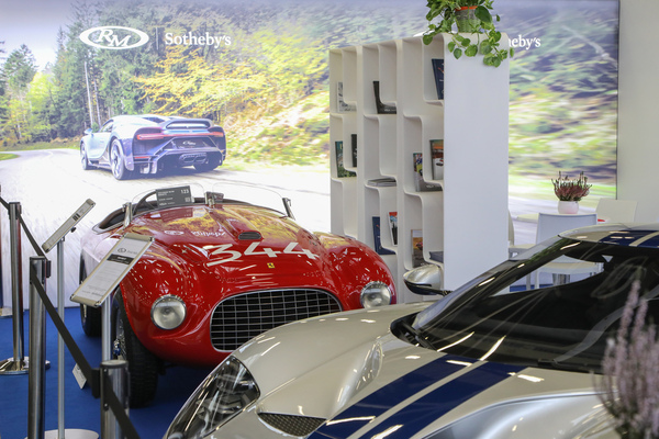 Ferrari 166 MM Touring (1950) - auf dem RM/Sotheby's-Stand - Auto e Moto d'Epoca Bologna 2023