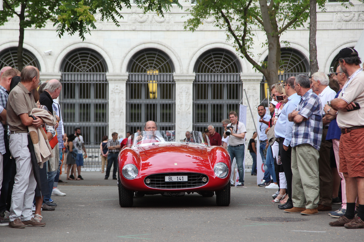 Ferrari 166 Spyder Corsa (1948) - die Karosserie entstand 1956 bei Scaglietti - am ZCCA 2016
