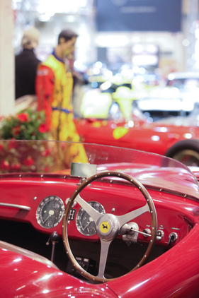 Ferrari 225 S Vignale (1952) - sportlich gehaltenes Interieur (Techno Classica 2017)