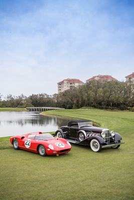 Ferrari 250/275P (1963) - zusammen mit dem Duesenberg J/SJ Convertible von 1929 - die beiden Best of Show