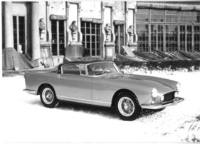 Ferrari 250 GT (1956) - einer der Pinin-Farina-Vorserien-Prototypen aufgenommen früh im Jahr 1956, in Serie dann von Boano gebaut