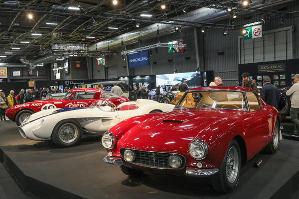 Bild Ferrari 250 GT Berlinetta Competizione (1959) – damals auf dem Pariser Autosalon gezeigt, gesehen auf dem Stand von Lukas Hüni – Rétromobile Paris 2025