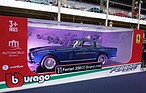 Ferrari 250 GT Boano (1956), entfernter Verwandter als Bburago-Modell im Massstab 1 zu 1 – Alfa Romeo Storico in der Autoworld Brüssel 2022