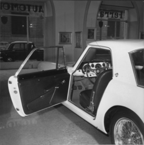 Ferrari 250 GT Pininfarina (1958) - Blick ins Interieur bei der Vorstellung im Juni 1958