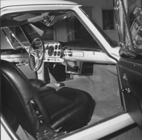 Ferrari 250 GT Pininfarina (1958) - Blick ins Interieur bei der Vorstellung im Juni 1958