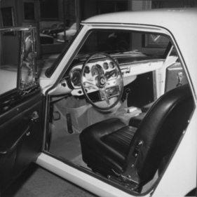 Ferrari 250 GT Pininfarina (1958) - Blick ins Interieur bei der Vorstellung im Juni 1958
