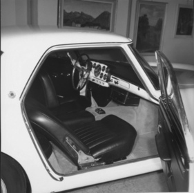 Ferrari 250 GT Pininfarina (1958) - Blick ins Interieur bei der Vorstellung im Juni 1958