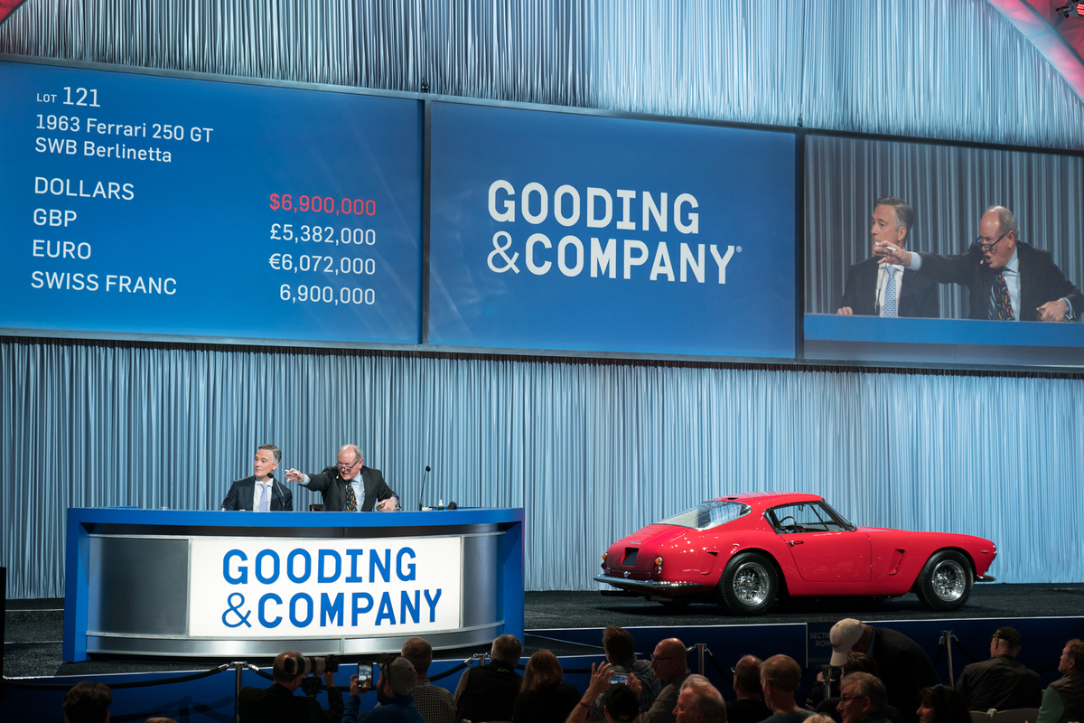 Ferrari 250 GT SWB Berlinetta (1963) - verkauft als Lot 121 an der Gooding & Co Versteigerung von Scottsdale am 18./19. Januar 2019