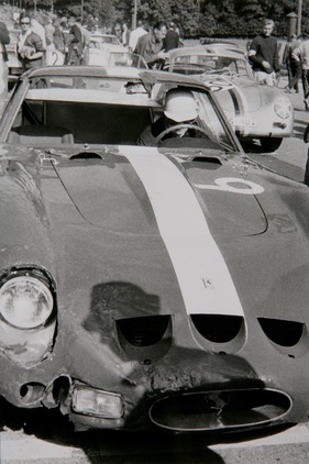 Ferrari 250 GTO (1962) - der leicht unfallbeschädigte Wagen am Start auf der Solitude im Jahr 1962 (# 3809)