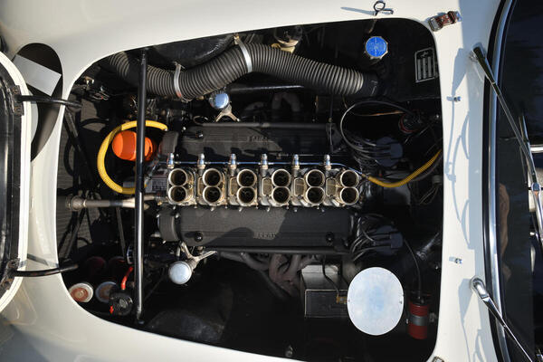 Image: Ferrari 250 GTO "Bianco Speciale" (1962) at Mecum Auctions - Engine compartment