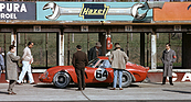Bild: Ferrari 250 GTO - an den Boxen beim 1000-km-Rennen auf dem Nürburgring im Jahr 1963