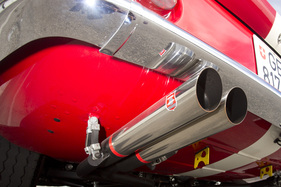 Ferrari 275 GTB/C (1966) - vierflutige Auspuffanlage