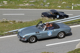 Ferrari 275 GTS Cabriolet (1965) - bei der Überquerung des Flüelapasses an der Passione Engadina 2019