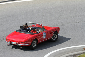 Ferrari 275 GTS Cabriolet (1965) - bei der Überquerung des Flüelapasses an der Passione Engadina 2019