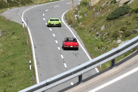 Ferrari 275 GTS Cabriolet (1965) - bei der Überquerung des Flüelapasses an der Passione Engadina 2019