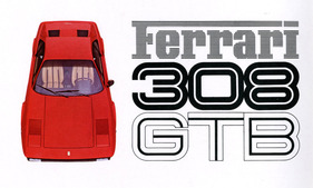 Ferrari 308 GTB (1976) - Abbildung im Verkaufsprospekt von 1976
