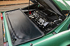 Bild: Ferrari 308 GTB (1977) - quer eingebauter V8-Motor mit Vergasern