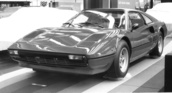Ferrari 308 GTS (1977) - an der IAA in Frankfurt (beim Aufbauen der Ausstellung)