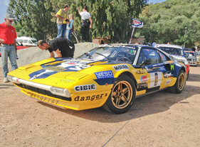 Ferrari 308 - Jean Claude Andruet als Vorfahrer - 15. Tour de Corse Historique 2015 Ferrari 308 - Jean Claude Andruet als Vorfahrer - 15. Tour de Corse Historique 2015