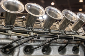Ferrari 312 B3 (1974) - Blick auf den Motor - Rétromobile Paris 2017