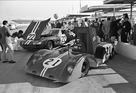 Ferrari 312 P (1972) beim 6 Stunden Rennen von Daytona 1972 - Ferrari 312 P vor einem Ferrari 365 GTB/4 kurz vor dem Start