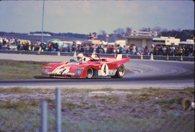 Ferrari 312 PB (1972) beim 6 Stunden Rennen von Daytona 1972 - Clay Regazzoni landete mit 15 Runden Rückstand auf Platz 4