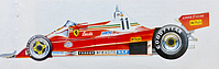 Ferrari 312 T2 (1976) – Seitenansicht (© Archiv: Gerhard Schütz, 1976) Ferrari 312 T2 (1976) – Seitenansicht (© Archiv: Gerhard Schütz, 1976)