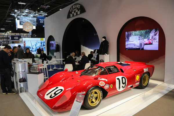 Ferrari 312P Spyder (1969) – Chassis 087, auf dem Stand der Le Mans Classic – Rétromobile Paris 2025