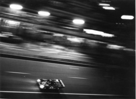Ferrari 312PB (1973) in Le Mans 1973 - Der Ferrari 312PB von Jacky Ickx und Brian Redman in der Nacht noch vorne mit dabei. Später leider ausgeschieden