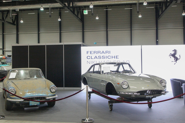 Ferrari 330 GTC im Zustand 1-2 und 4-5 - bei Niki Hasler - Swiss Classic World Luzern 2021