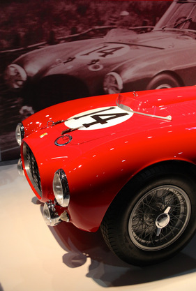Ferrari 340/375 MM Berlinetta Competizione (1953) - Frontansicht (Rétromobile 2013)