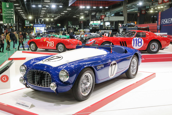Ferrari 340 America Barchetta (1951) - auf dem Stand von Girardo & Co - Rétromobile Paris 2024