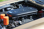 Ferrari 365 GT 2+2 (1970) – Unter dem Luftfilter verstecken sich drei Weber-Doppelvergaser, unter ihnen wiederum der 4,4-Liter-V12 mit 320 PS
