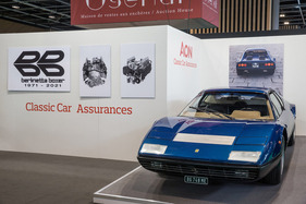 Ferrari 365 GT/4 BB (1974) - der erste Mittelmotor-Seriensportwagen mit zwölf Zylindern aus Maranello - Rétromobile Paris 2022