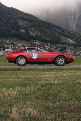 Ferrari 365 GTB/4 Daytona (1973) - Julius Bär Rallye / 10. Passione Engadina 2021