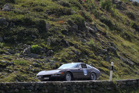 Ferrari 365 GTB/4 Daytona (1974) - bei der Überquerung des Flüelapasses an der Passione Engadina 2019