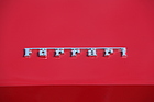 Ferrari 365 GTC/4 (1971) - der Ferrari-Schriftzug auf dem Heck