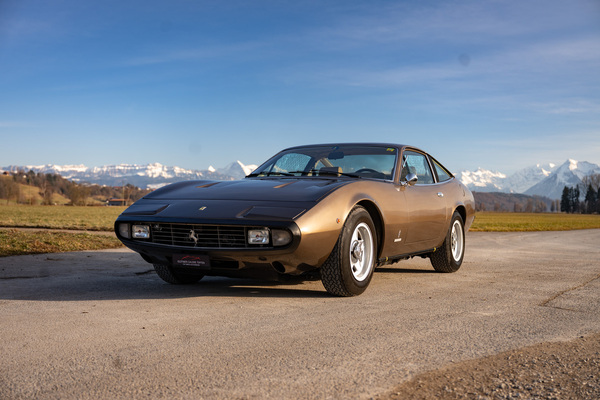 Ferrari 365 GTC4 von 1973 - gemeldet für die Versteigerung der Oldtimer Galerie an der Swiss Classic World 2026