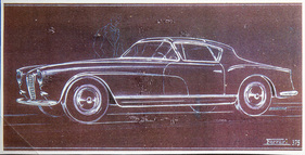 Ferrari 375 America Coupé (1953) - der elegante Ferrari für Agnelli, im Entwurf mit hinterem Seitenfenster