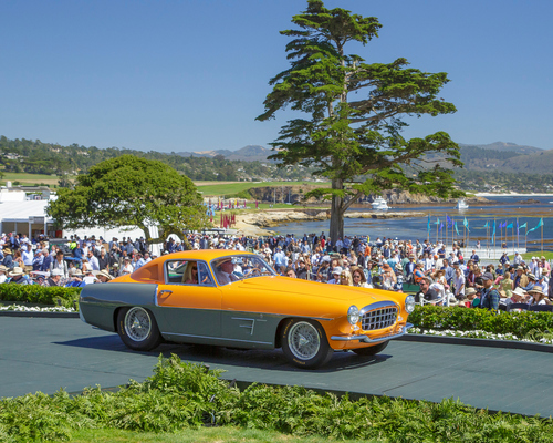 Ferrari 375 MM Ghia Coupe (1954) - 1. Rang in der Klasse M-1 beim Pebble Beach Concours d'Elegance 2024