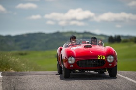 Ferrari 375 MM Spider Pinin Farina (1953) - an der Mille Miglia 2014
