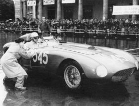 Ferrari 375 Plus (1954) - an der Mille Miglia 1954