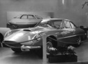 Ferrari 400 Superfast - das schnelle elegante Ferrari-Coupé steht am Pininfarina-Stand des Genfer Autosalons von 1961